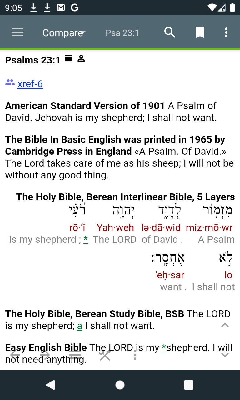 Bible Compare